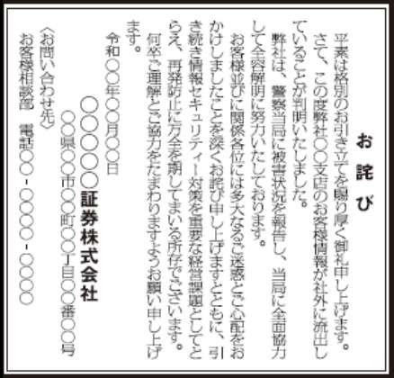 個人情報流出